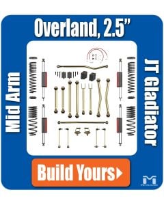Jeep JT Gladiator 2.5" Overland Suspension, Build Yours