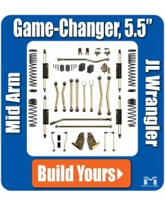 Jeep JL Wrangler 5.5" Game Changer Suspension System