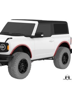 Bronco6G 2-Door Fender Delete & Tire Clearance Front & Rear Kit, Rendering