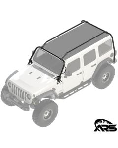 Jeep 392 JL Wrangler 4-Door Rocklander Rack System, Sky One-Touch Top Edition