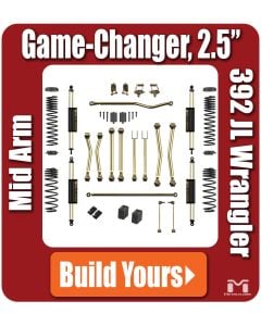Jeep 392 JL Wrangler 2.5" Game Changer Suspension, Build Yours
