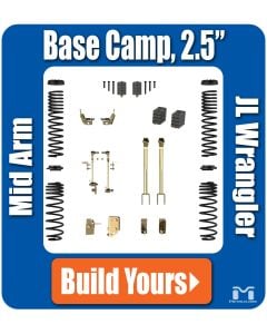 JL Wrangler  2.5" Base Camp Lift Kit