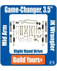 Jeep JK Wrangler 3.5" Game Changer Suspension