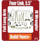 Jeep JK Wrangler 4.5" Four Link Full Long Arm Suspension System