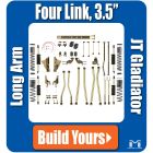 JT Gladiator 3.5" Four Link Long Arm Suspension Systems, Tech, Build Yours