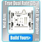 Jeep 4xE JL Wrangler 3.5" True Dual Rate Lift Kit, Build Yours