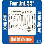 Jeep JL Wrangler 5.5" 4-Link, Bolt-On Long Arm Suspension & Lift Kit, 4-Door, Components