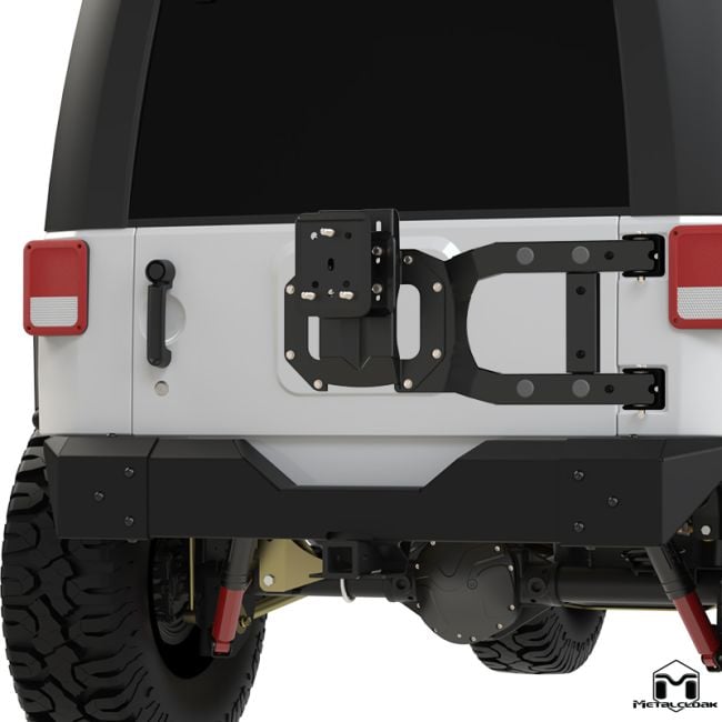 Metalcloak SportGate Tire Carrier, JK Wrangler - A Body Mounted Jeep Tire  Carrier