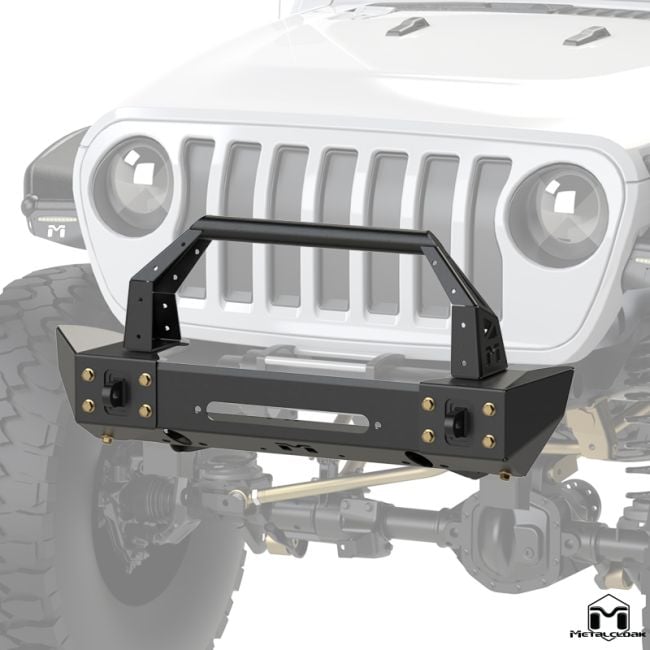 Metalcloak Frame-Built Replacement Steel Jeep Bumper #2204, for the Jeep JL  Wrangler