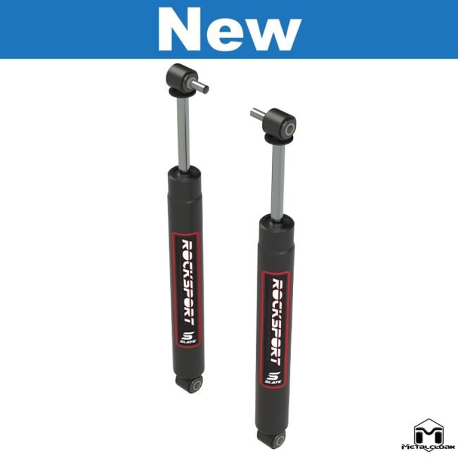 RockSport Slate Front Shocks for Jeep JL & JT | MetalCloak Twin
