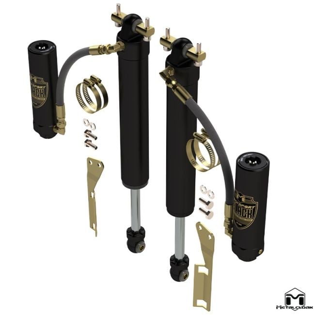 RockSport Black JK Wrangler Adjustable Reservoir Shocks Shop Now