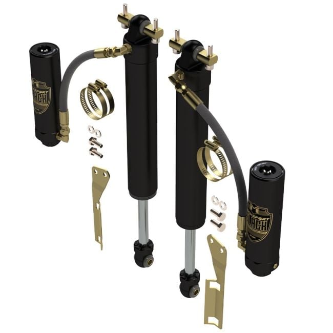 V.A「Shock Treatment」HARD ROCK RockSport Black 4.5 5.5 Adjustable Reservoir Shocks Shop | Metalcloak