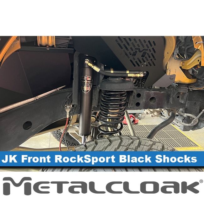 JK Wrangler RockSport Black Aftermarket Reservoir Shocks Shop Now