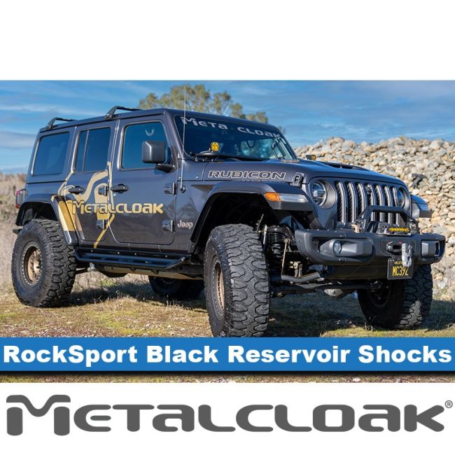 Jeep JL Wrangler JT Gladiator Reservoir Shocks Shop Now | Metalcloak