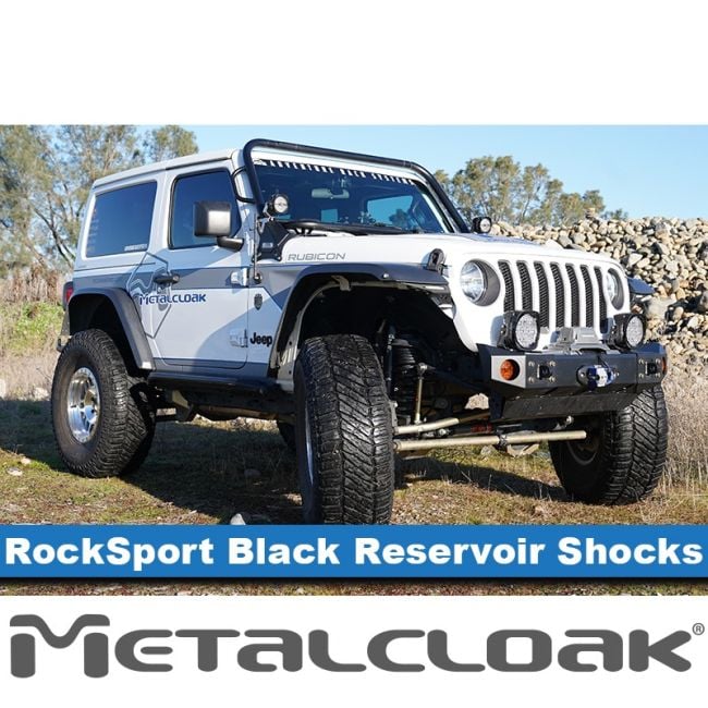 RockSport BLACK JL Wrangler Rear Reservoir Performance Shock