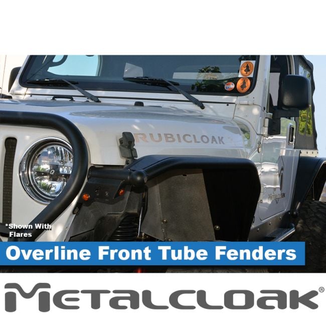 Jeep Wrangler TJ/LJ Overline Full Replacement Flat Tube Fenders