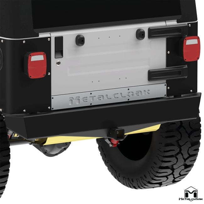 TJ/LJ Wrangler Tail Gate Finish Plate and Tramp Stamp