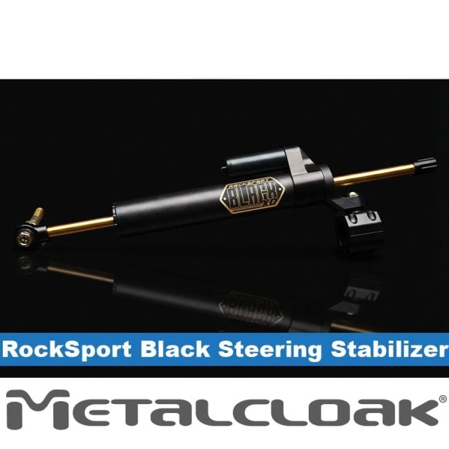 RockSport BLACK XD Adjustable Steering Damper/Stabilizer, JK/JL