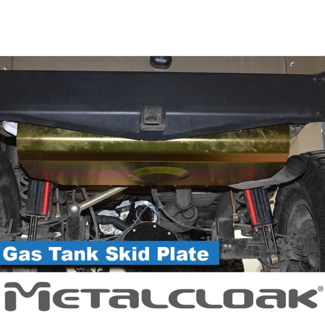 Aluminum & Steel Gas Tank Skid Plate, TJ/LJ