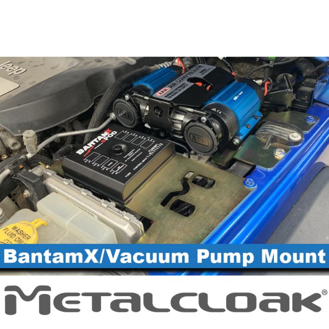 JK Wrangler sPod Bantam X or SourceLT Mount & Vacuum Pump Relocation Kit