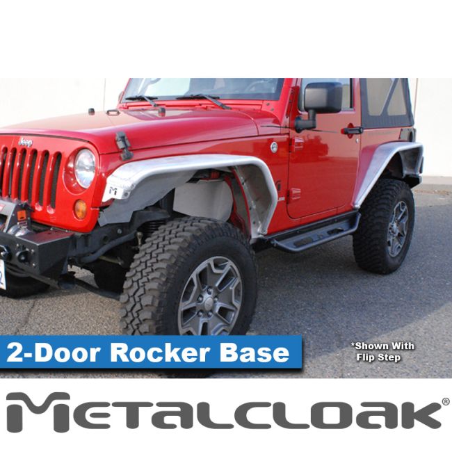 Overland Rocker Rail, Pair, JK, 2-Door