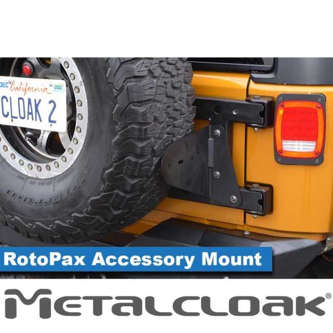 Metalcloak SportGate Tire Carrier RotoPax Mount