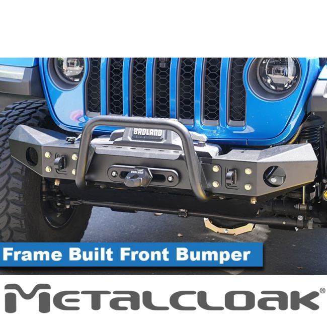 Metalcloak's JL Wrangler & JT Gladiator Frame-Built Front Bumper Base