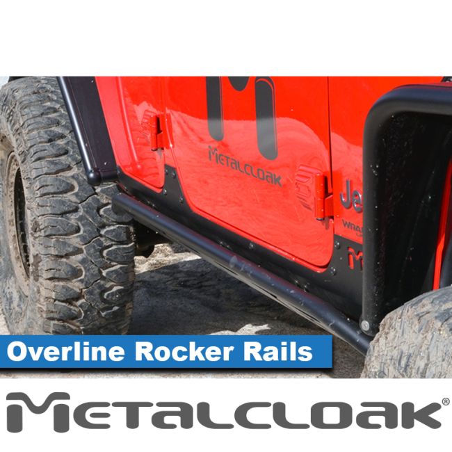 Metalcloak's Overline Rocker Rail, Pair, JL Wrangler, 4-Door