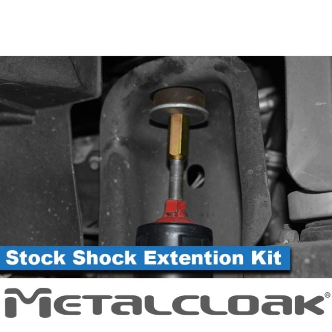 Stock Shock Extension Kit, JK Wrangler Front