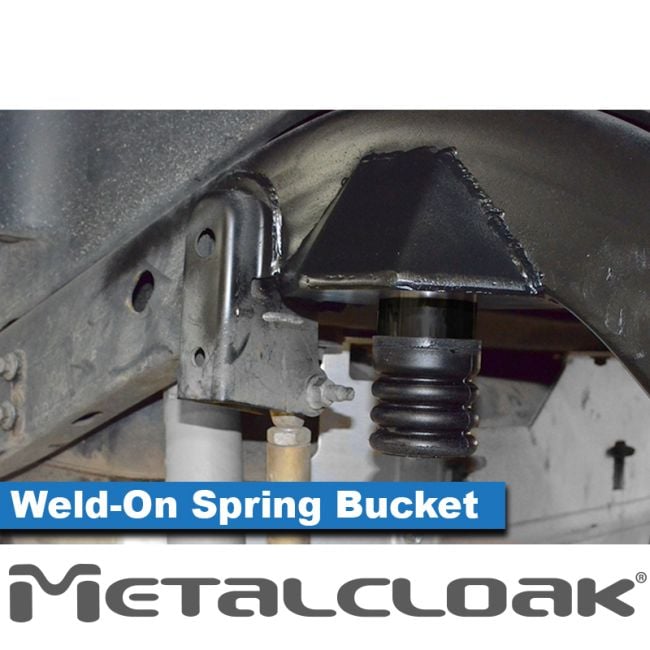 Weld on TJ Spring Bucket, Rear, Builders Parts