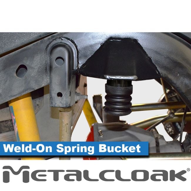 Weld on TJ Spring Bucket, Rear, Builders Parts