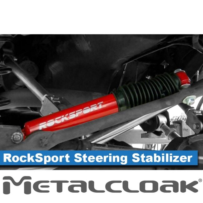 Metalcloak TJ-LJ Jeep Wrangler RockSport Steering Stabilizer