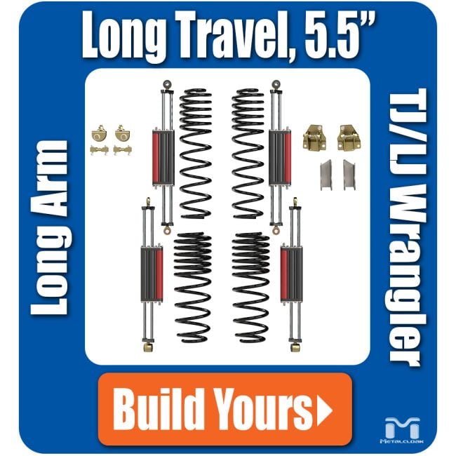 TJ/LJ Wrangler 6Pak Upgrade for Long Arms, 5.5