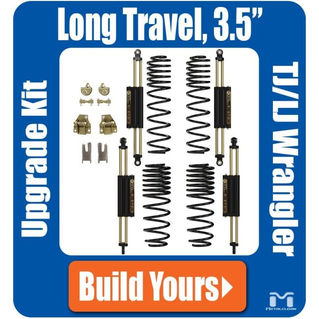 TJ/LJ Wrangler 6Pak Upgrade for Long Arms, 3.5