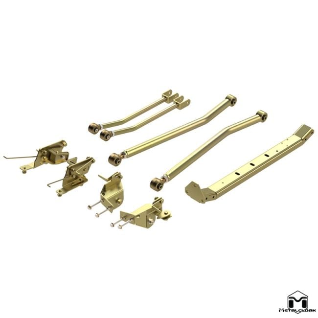 Jeep JL Wrangler & JT Gladiator Bolt-On 4-Link Front System, 4-Door