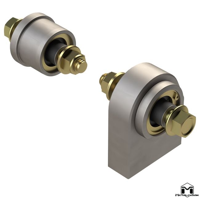 Metalcloak's Front Duroflex Weld-On Bracket and Axle Bushing
