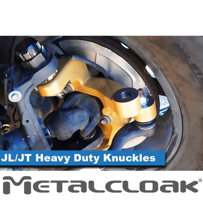 MetalCloak Heavy Duty Steering Knuckles for JL Wrangler & JT Gladiator