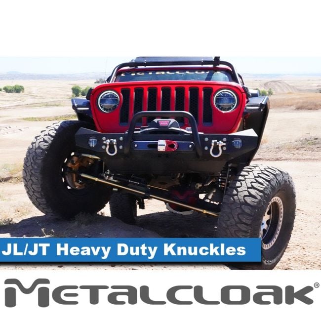 MetalCloak Heavy Duty Steering Knuckles for JL Wrangler & JT Gladiator