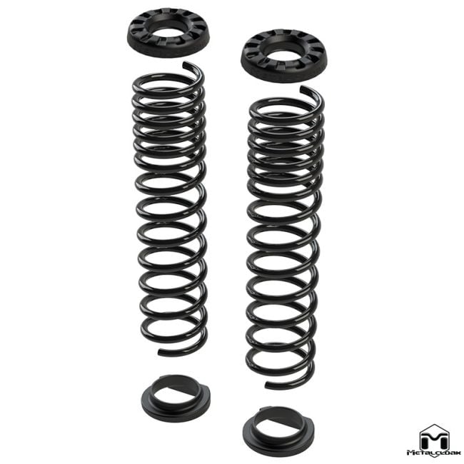 Przednie sprężyny MetalCloak True Dual Rate do Jeep Wrangler JL 392 z kompletem izolatorów