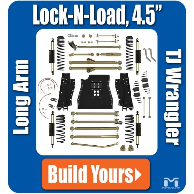 Metalcloak | TJ Long Arm Suspension System