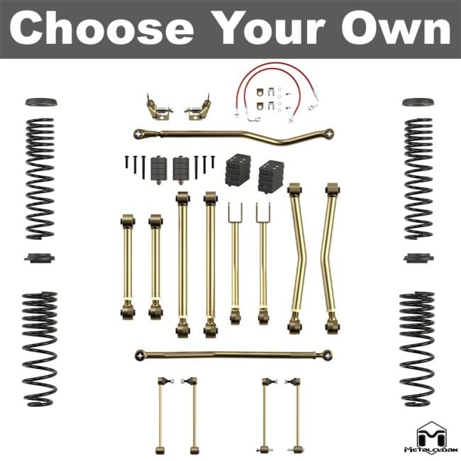サーパント　エクセルMK-2　ジャンク Jeep JT Gladiator 2.5 Overland Suspension Lift Kit | Metalcloak