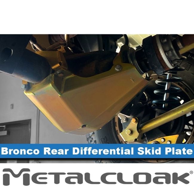 Bronco 6G M220 Rear Differential Skid Plate | Metalcloak