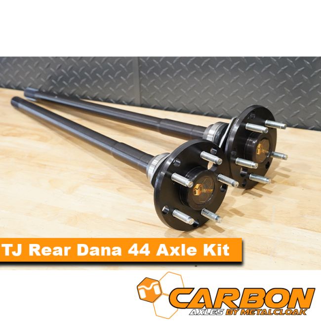 アキヨ TJ Rubicon Rear D44 35 Spline Axle Kit | MetalCloak