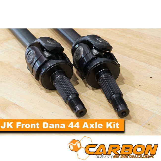 JK Rubicon Front D44 30 Spline Axle Kit | MetalCloak