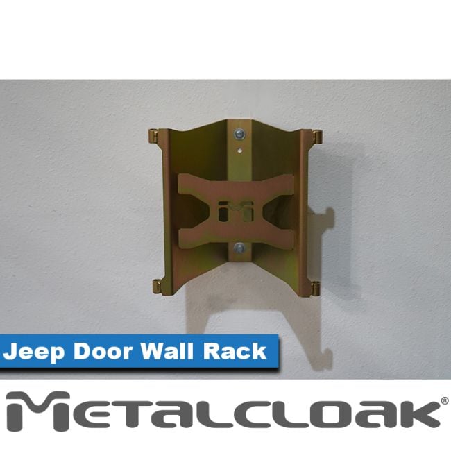 Wall Mount Door Hangers With US Flag - Holds Jeep Wrangler Doors (1956-2024 Models)