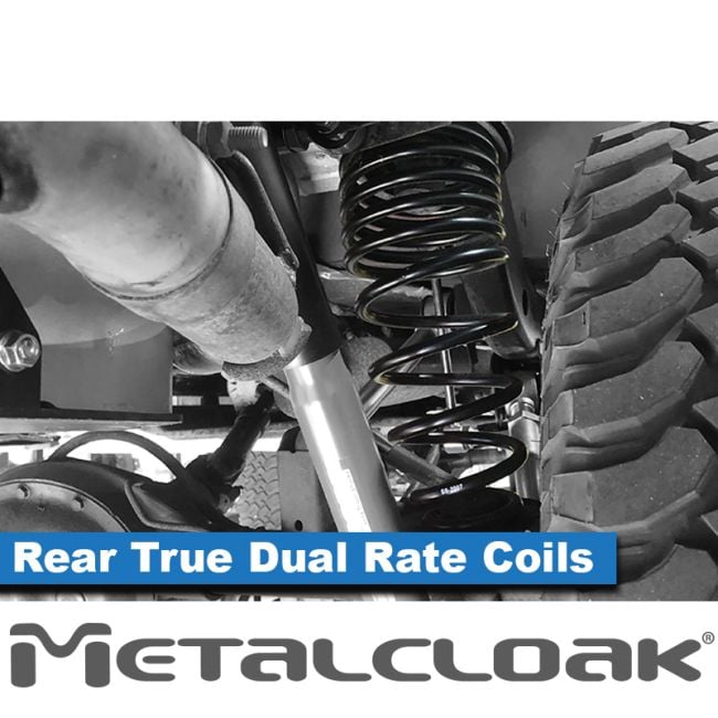 Metalcloak TJ/LJ Wrangler Coils, Dual-Rate, 4.5