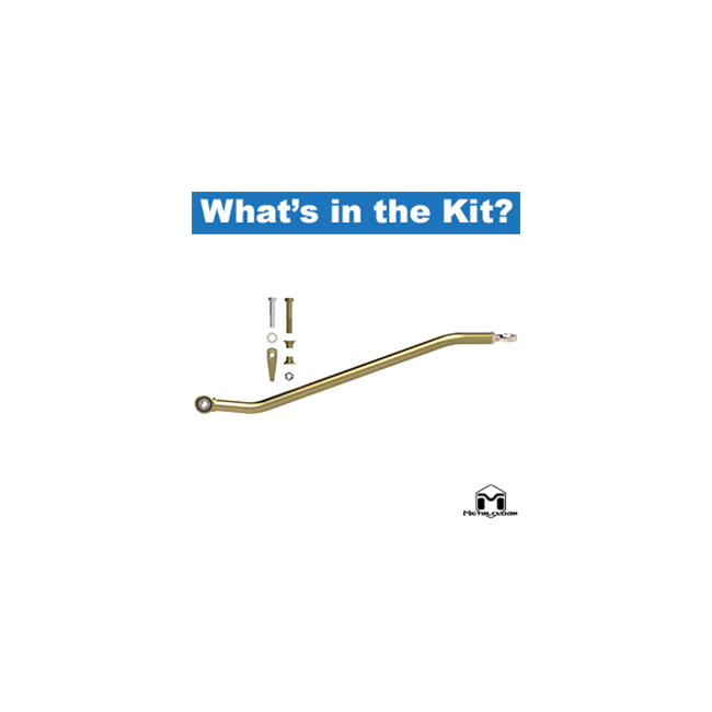 TJ/LJ Jeep Wrangler Solid Chromoly Front Track Bar