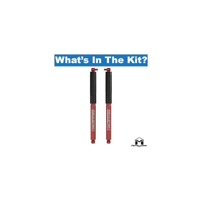 RockSport RED Long Travel Shocks, JL (Front/Rear) or JT (Front), Pair