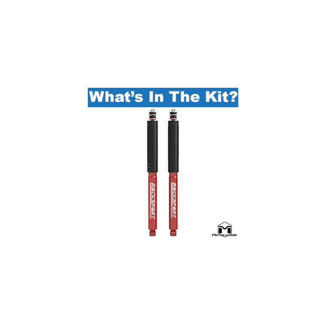 RockSport Long(er) Travel Shocks, JK Wrangler, Front, Pair