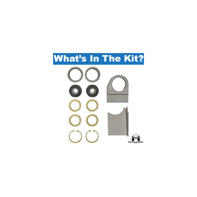 JK Front Duroflex Axle Bushing Kit